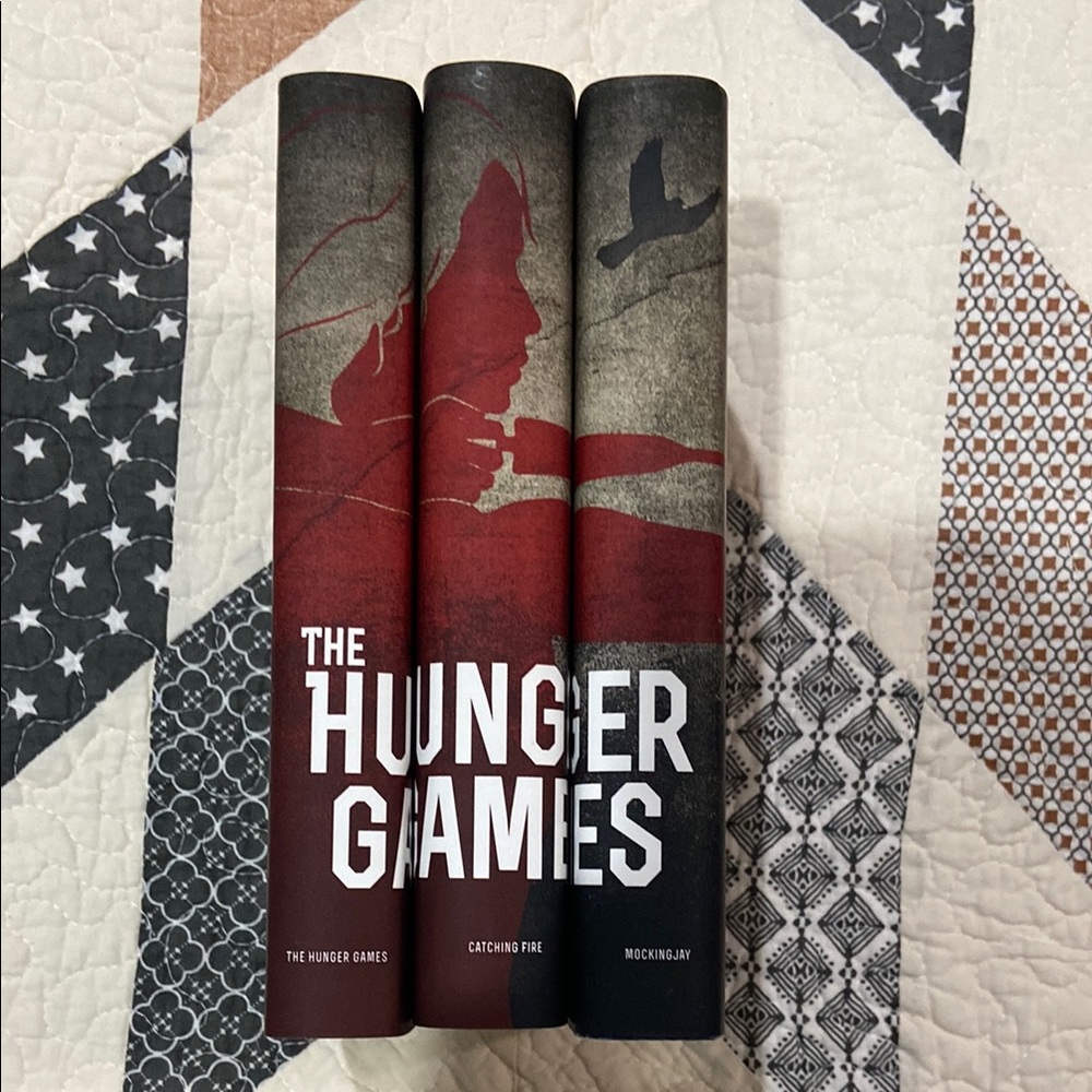 The Hunger Games Trilogy Book Set with Juniper Books Dust Jackets